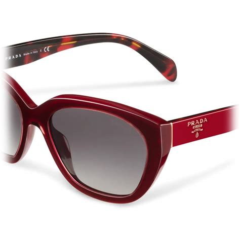 prada red cat eye glasses|59mm cat eye sunglasses prada.